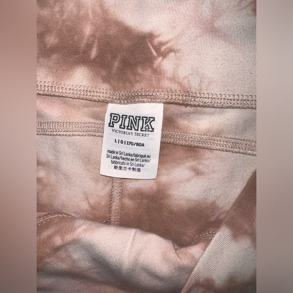 Pink High-Cross Waisted Leggings
